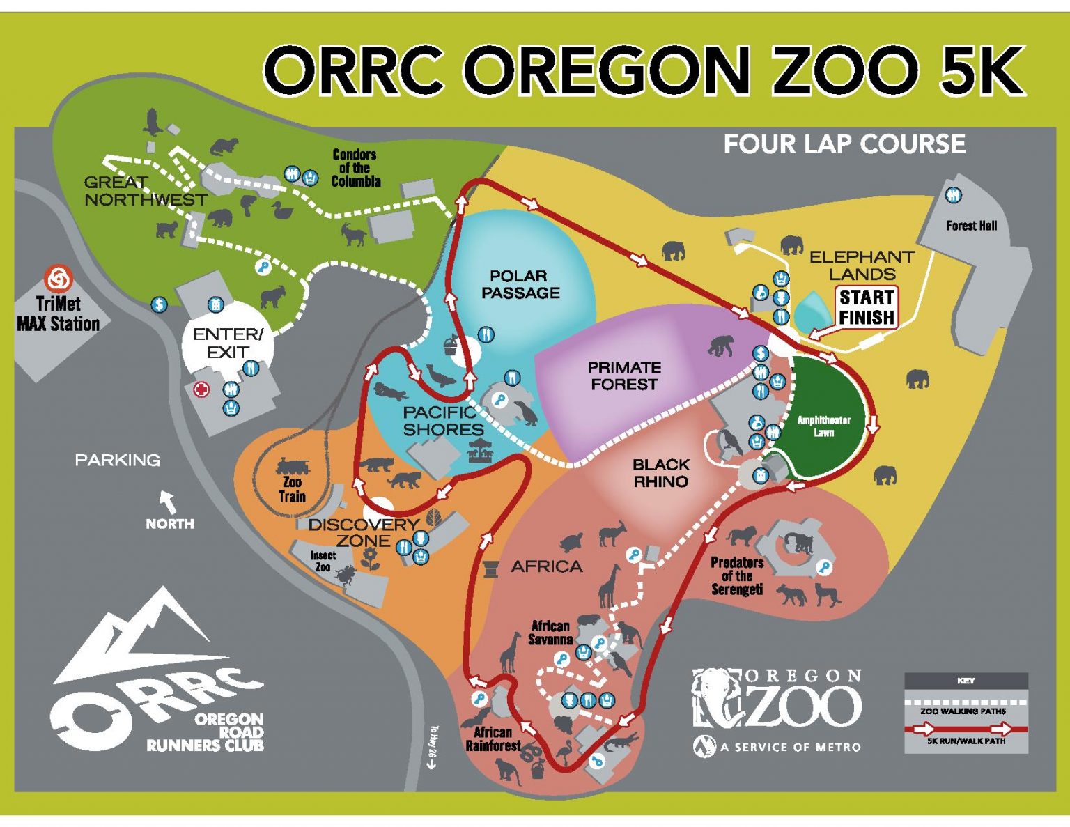 Summer Solstice 5K at the Oregon Zoo ORRC
